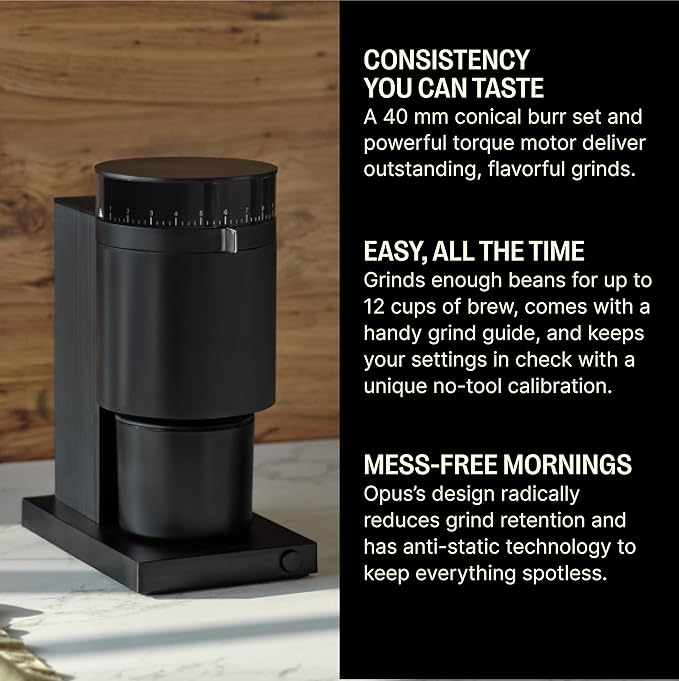 Opus Conical Burr Grinder - Jones Ranch Coffee Company