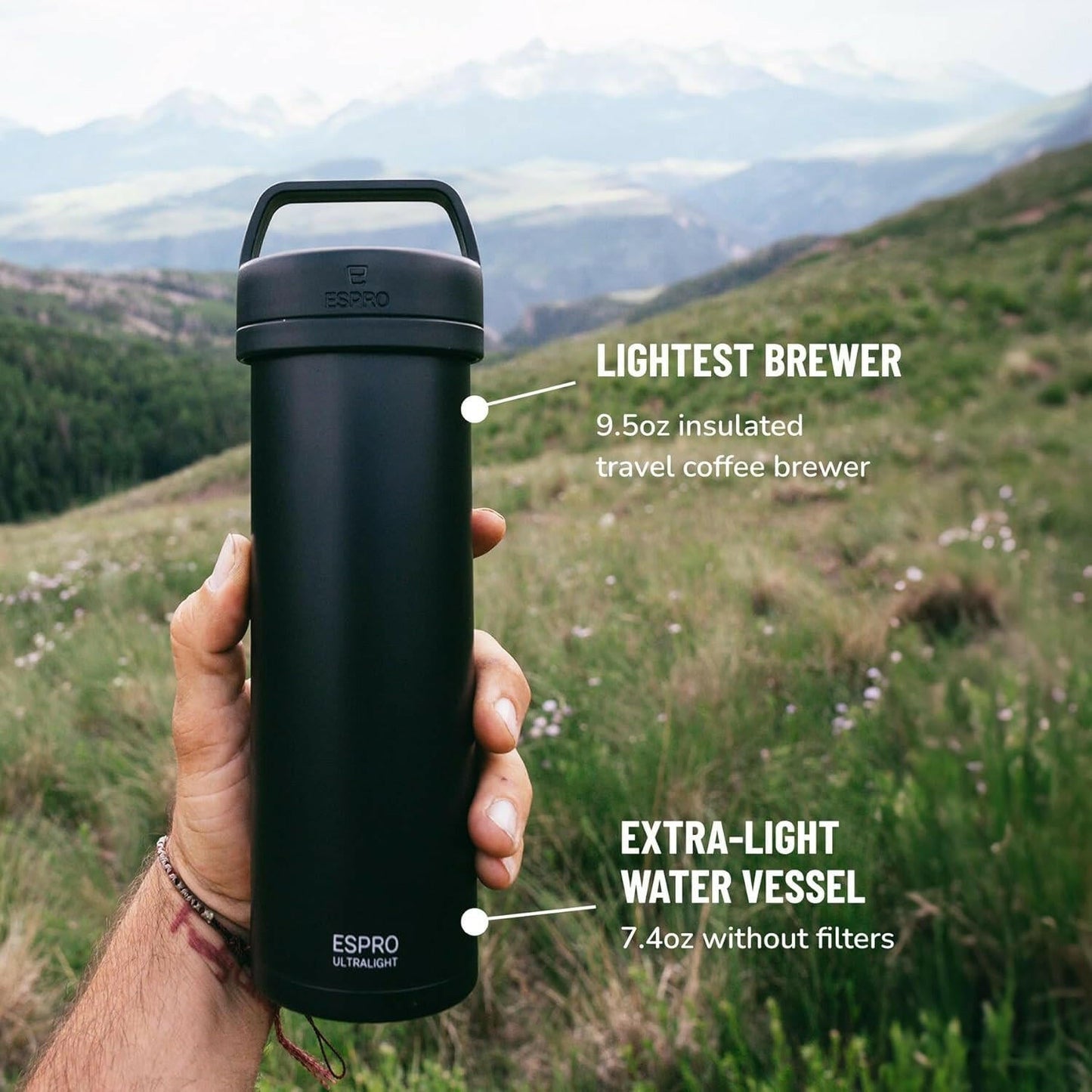P0 ESPRO Ultralight Travel Coffee Press - Jones Ranch Coffee Company