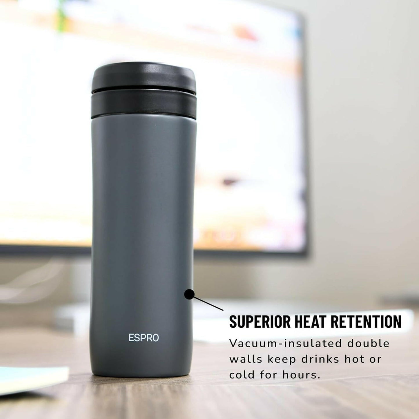 P1 ESPRO Travel Press Coffee Maker - Jones Ranch Coffee Company