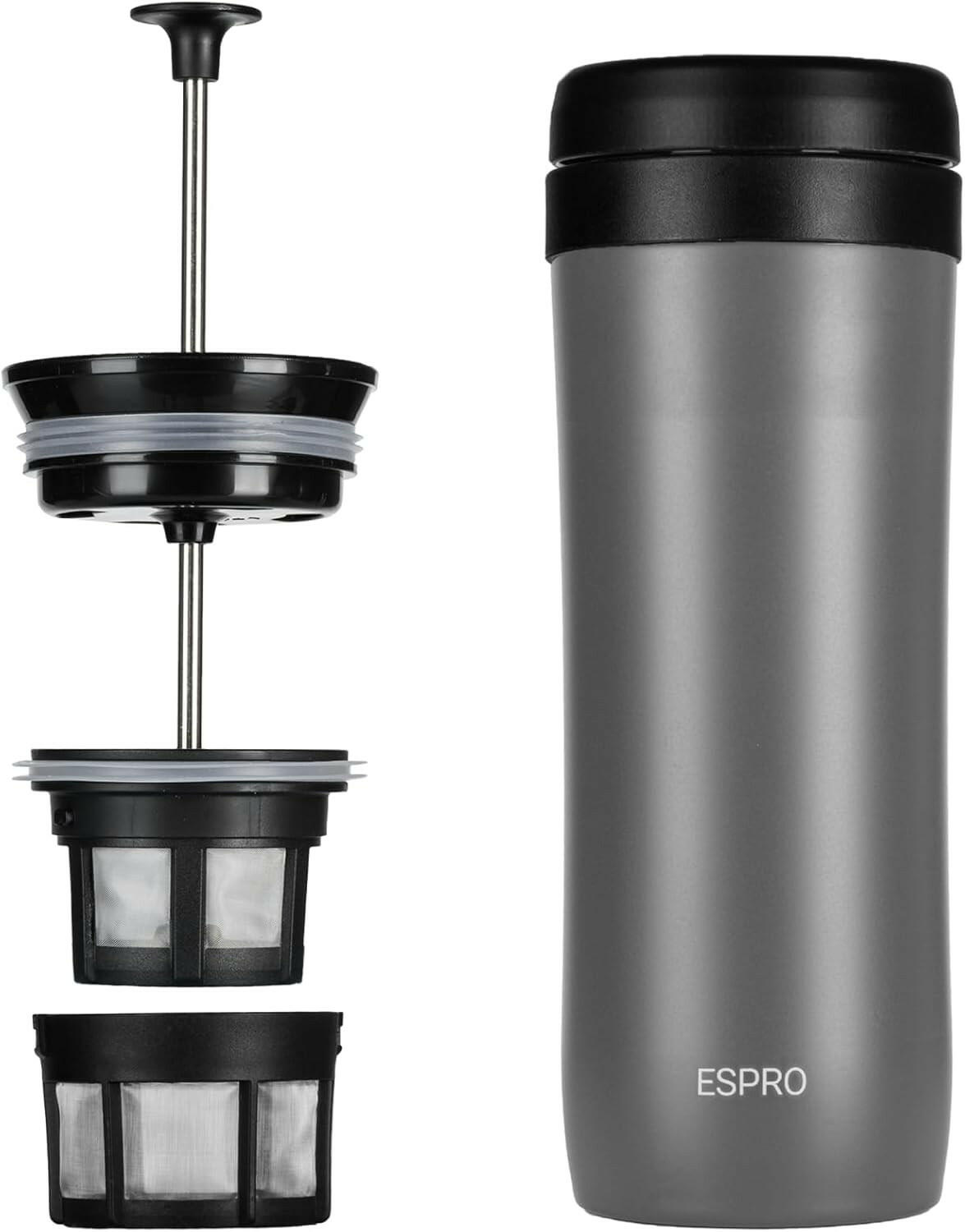 P1 ESPRO Travel Press Coffee Maker - Jones Ranch Coffee Company