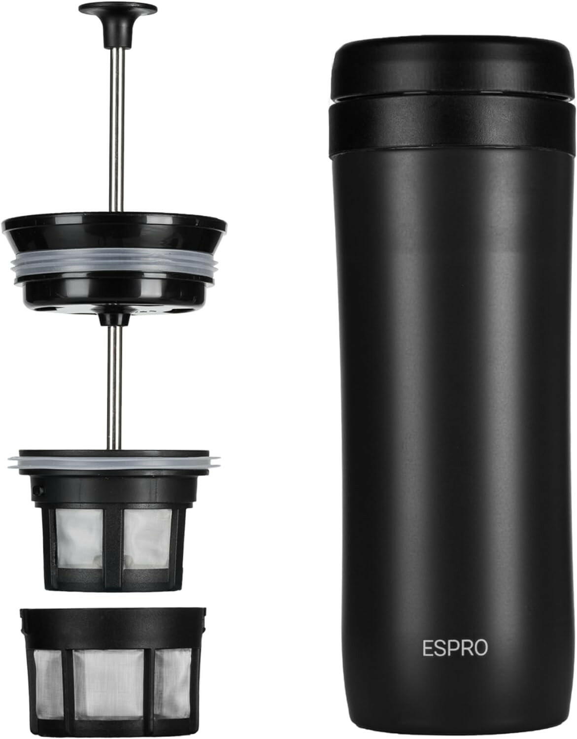 P1 ESPRO Travel Press Coffee Maker - Jones Ranch Coffee Company