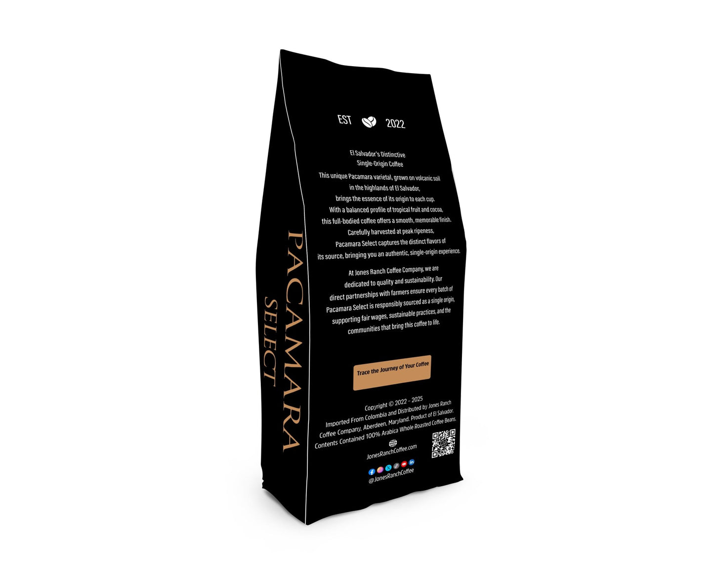 Pacamara Select Premium Single Origin Coffee, Whole Beans (El Salvador) - Jones Ranch Coffee Company