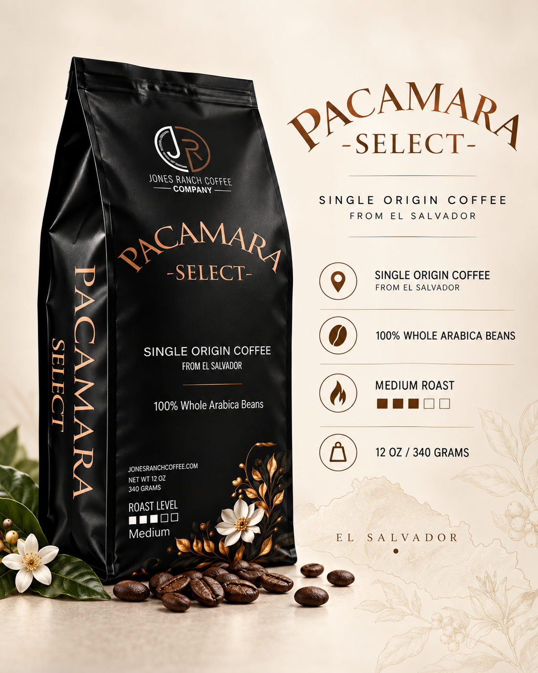 Pacamara Select Premium Single Origin Coffee (El Salvador)