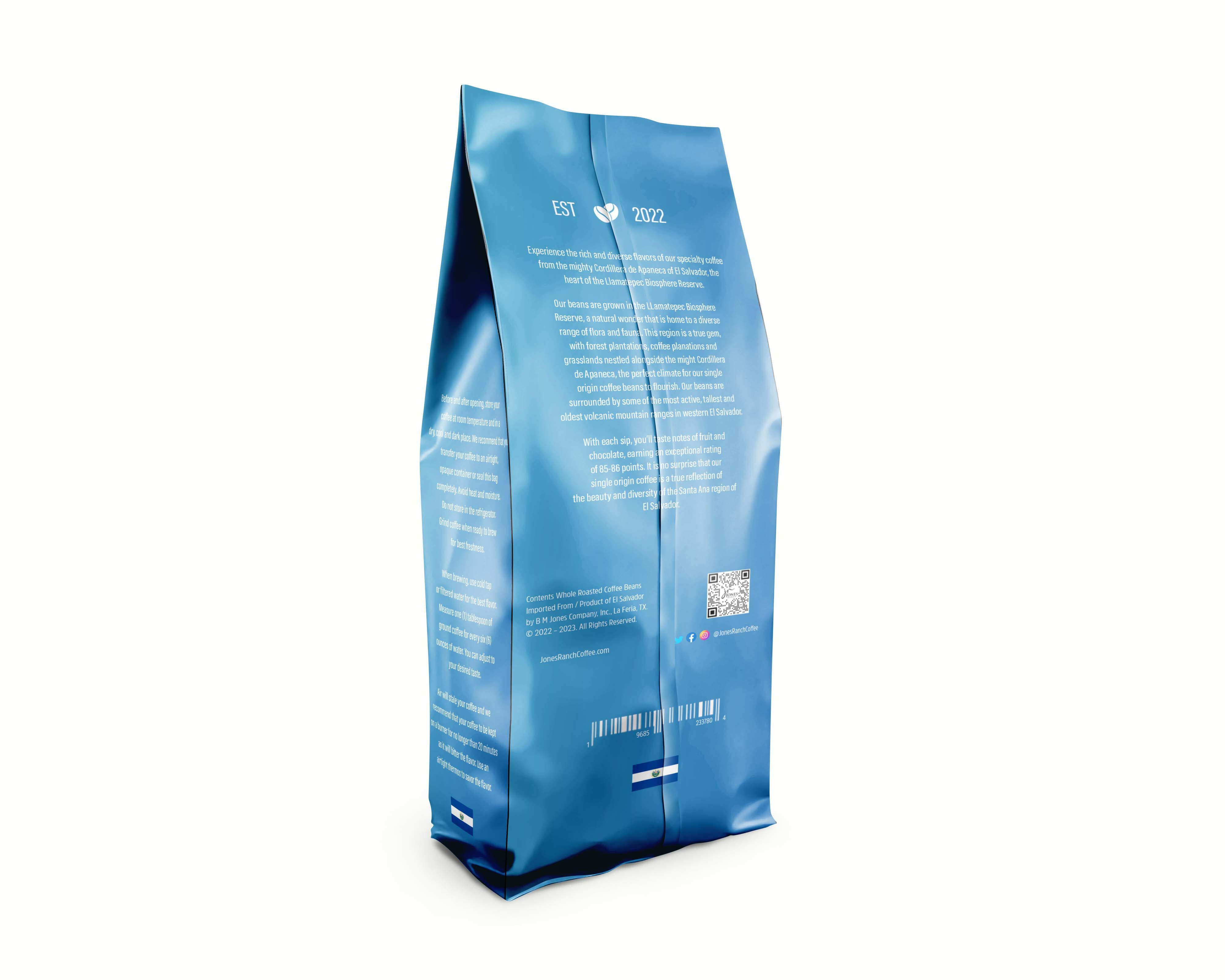 Saludos de El Salvador Premium Single Origin Coffee Whole Beans, 100% Arabica Coffee Beans