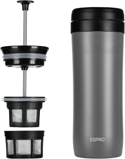 P1 ESPRO Travel Press Coffee Maker - Jones Ranch Coffee Company