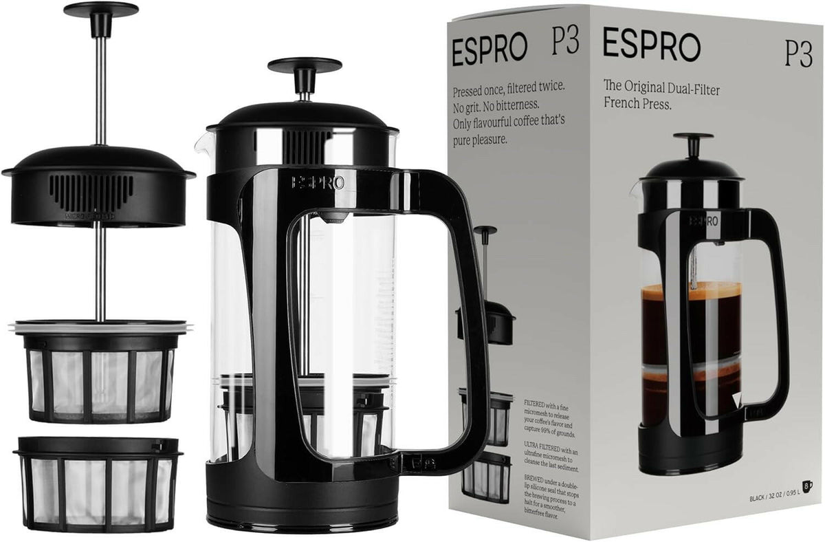 P3 ESPRO French Press Coffee Maker - Jones Ranch Coffee Company