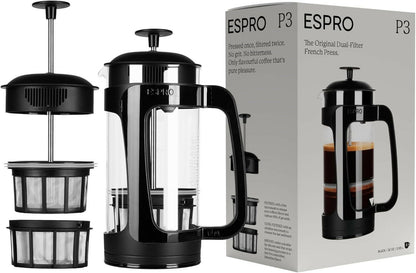 P3 ESPRO French Press Coffee Maker - Jones Ranch Coffee Company