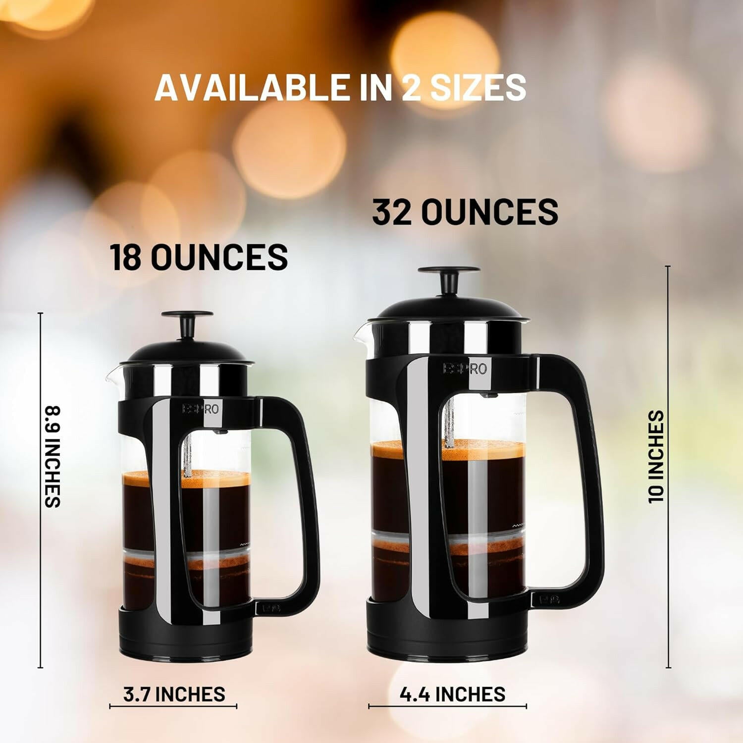 P3 ESPRO French Press Coffee Maker - Jones Ranch Coffee Company